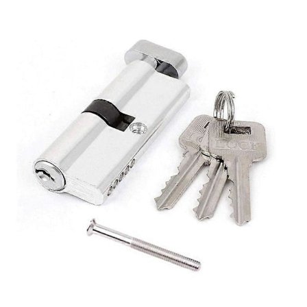 Tumvredcylinder Euro-cylinder Dörrlås Kärna Anti Extra Anti UK Borr Nyckel [DB]