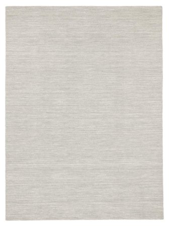 Uni Handloom Flat Tapis - Gris Argenté 200X300 Laine, Dans Un Style Moderne