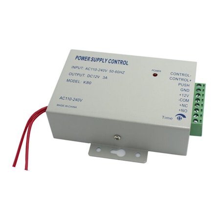 AC 110-240V til DC12v 3A 36w Strømforsyning Kontrol Strømforsyning til Dør Adgangskontrol System Strømforsyning