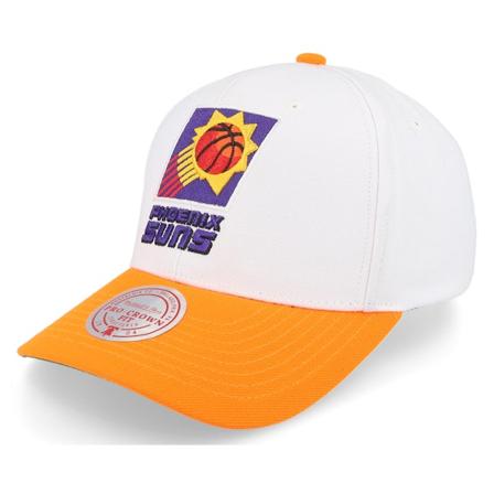 Mitchell & Ness - NBA Bílá adjustable Kšiltovka - Phoenix Suns Team 2 Tone 2.0 Pro White/Orange Adjustable @ Hatstore