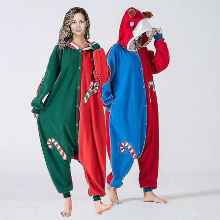Jul Onesie Älg Hatt Onesie Party Show Onesie Jumpsuit Jumpsuit Julklapp Pyjamas