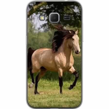 Samsung Galaxy Core Prime Genomskinligt Skal Häst