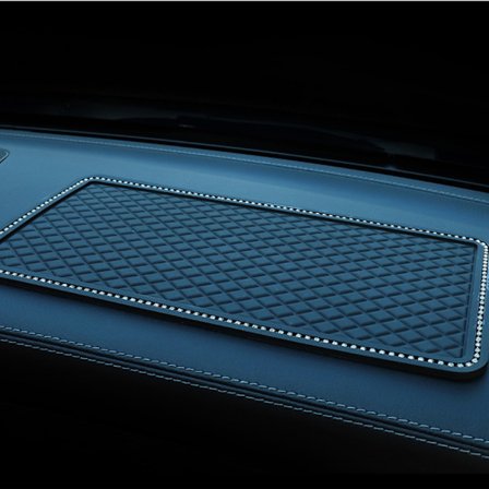 Antiskridmåtte til bil, rektangulær antiskridmåtte til bil med diamantfo