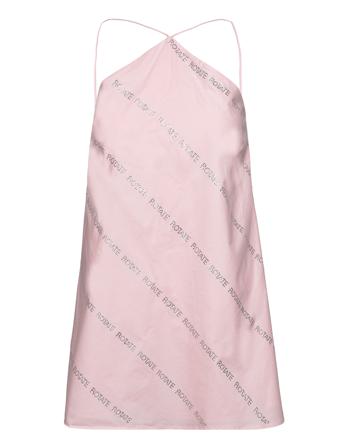 Crystal Poplin Dress Dresses Party Dresses Rosa ROTATE Birger Christensen*Betinget Tilbud