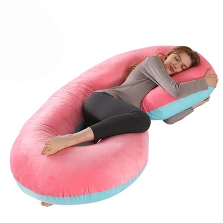 140x70 cm C-formet Graviditetspude til hele kroppen