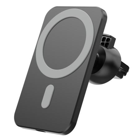 MagSafe induktionsbilsladdare, kompatibel med iPhone 13/13Pro/13Mini/13 Pro Max/12/12 Pro/12 Mini/12 Pro Max, snabb trådlös billaddare, magnetisk 