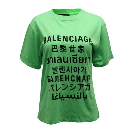 Balenciaga Vintage, T-Shirts Groen, Dames, Maat:M