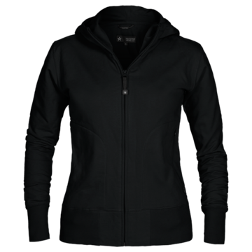 Huvtröja med zip Dam Texstar WC03