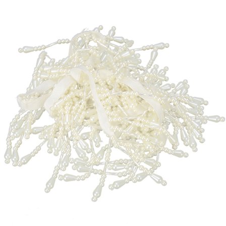 Perleperler Kvast Bånd Kant Trim Vedhæng Håndlavet Håndværk DIY Tøj Gardin Tilbehør (7,5 cm Bredde)