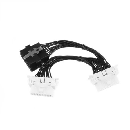 Høyhastighets overføring 16 pinner OBD2 OBDii OBD 2 Splitter Forlengelse kabel