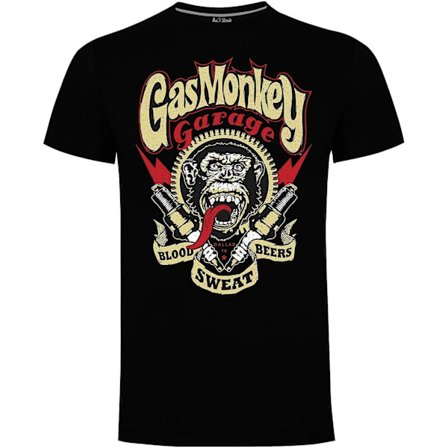 Gas Monkey Garage T-shirt Sparkplugs Black-s