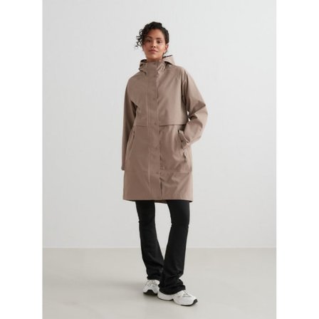 aim'n Espresso Waterproof Parka Friluftsjackor Dam Beige XS
