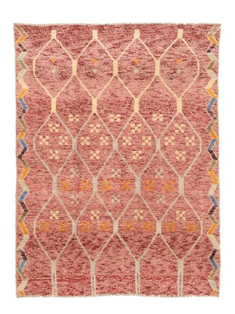 Small Berber Colourful Rug 156X203 Wool