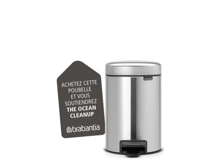 BRABANTIA Pedalhink newIcon 3L Matt - Lyreco - Städ och hygien - Avfallshantering och källsortering - Papperskorgar