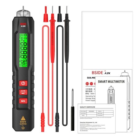 Spenningsdetektor Tester DC AC Digital Multimeter A3X A3X