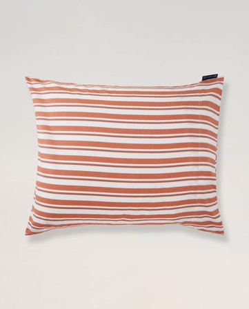 Lexington Raidallinen popliinityynyliina valkoinen/terra