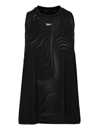 Ts Burnout Tank In Black Reebok Performance