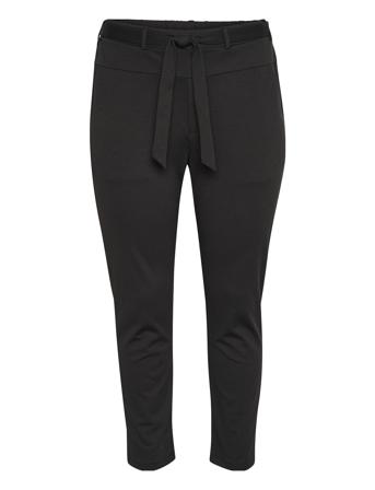 Kcjenna Belt Pant Black Kaffe Curve