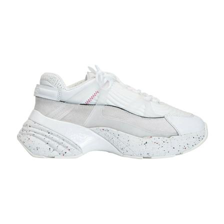 Pinko Ruby 4.0 Lycra rubber sneakers+recycled sole Hvid, Dame, Størrelse: 36 EU