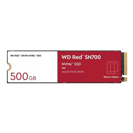 WD WD Red SSD SN700 NVMe 500GB M.2 2280 PCIe Gen3 8Gb/s internal drive for NAS devices