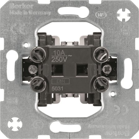 Hager 5031 Trykknapp 1-polet, Strømbrytere & vegguttak