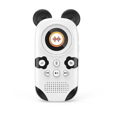 Söt Panda-formad MP3-spelare med högtalare för barn 32 GB Bluetooth 5.0 MP3-spelare Maximalt stöd för 128 GB TF-kort Bärbar förlustfri Hifi 