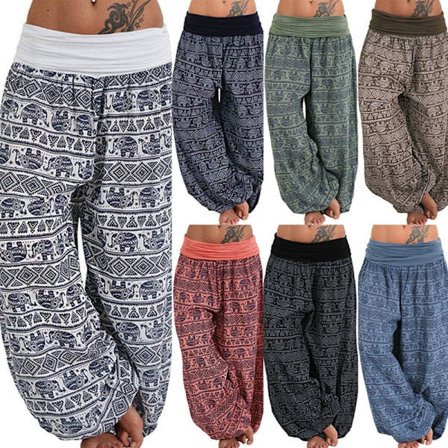 Dame Baggy Harem Pants Leggings Hippie Yoga Bukser