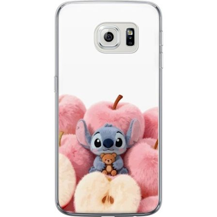 Kompatibelt Mobildeksel til Samsung Samsung Galaxy S6 edge Fargerikt kollasj med futuristiske jente grupp karakterer, hjerter og glitter i moderne pop