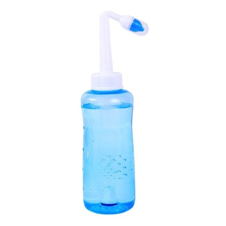 CUIKOSAER Neti Potta, Nässköljningskit Näsrengörare, 300ml/500ml Sinus Rinse Flaska, Trycksköljning Näsbevattning för Vuxna och Barn F