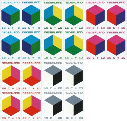 Holland 1970 - NVPH 978-982 - 4-blokke - Postfrisk