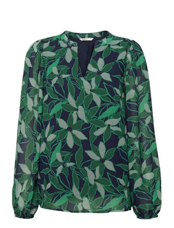 Onlstar L/S V-Neck Top Ptm Blus Långärmad Multi/mönstrad ONLY