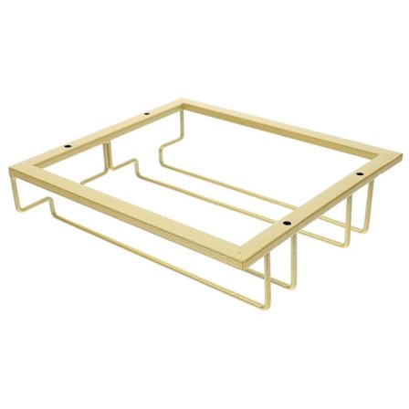 Opp og Ned Vinglassholder Oppbevaring Gylden 22,5x20x6cm Invertert Hengende Restauranter 1Sett