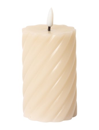 C'est Bon | Spiralled Led Pillar Candle | H11CM