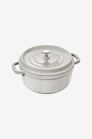 Staub - Gryta La Cocotte rund 20 cm, 2,2 l - Grå - Grytor & kastruller - Från Homeroom