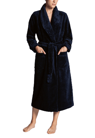 Calida Morgonrock Morgonrockar Dam Blå XS