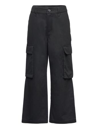 Cargo Trousers Cargo Pants Svart Rosemunde Kids*Betinget Tilbud