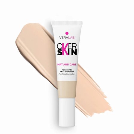 Overskin MAT AND CARE 02 SHELL 30ml - Fondotinta liquido