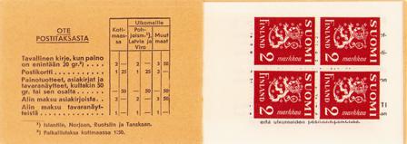 Finland 1936 - MICHEL 146, 150, 176, 177, 197 - Postfrisk hæfte