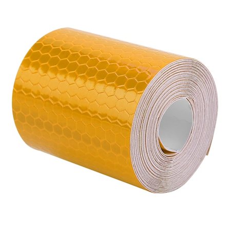 5cmx3m Säkerhets Självhäftande Reflextejp Rulle Klistermärke För Släpvagnar Bilar Cyklar Orange