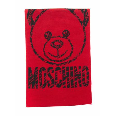 Moschino - Halsdukar - Röd - Herr - Storlek: One Size, Herr, Storlek: ONE SIZE