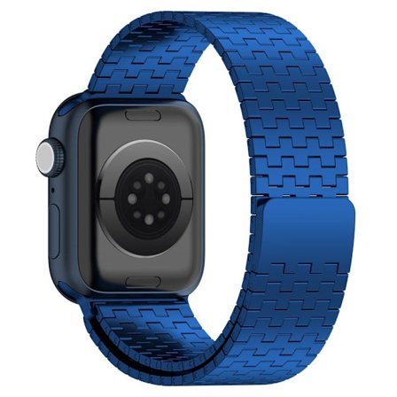 Apple Watch Series 8 (45 mm) / Watch Ultra armband i rostfritt stål - Blå