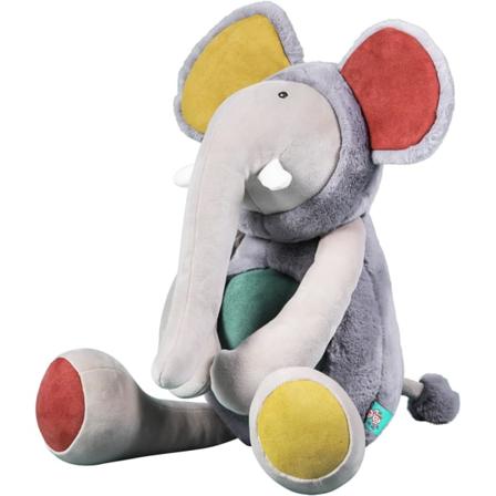 Nydelig Supersoft Karft Style Grå Baby Elefant Plysj, Kosedyr, Klemmende beroligende leker for barn, Størrelse S 15" (Baby Elefant)"