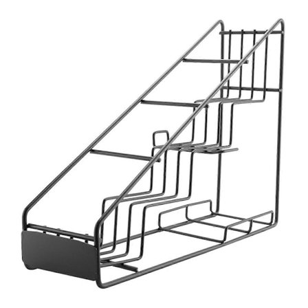 4 Flaske Tråd Display Rack/ Sirup Rack Kaffe Opbevarings Rack Multifunktionel Mælke Te Kop Rack Display