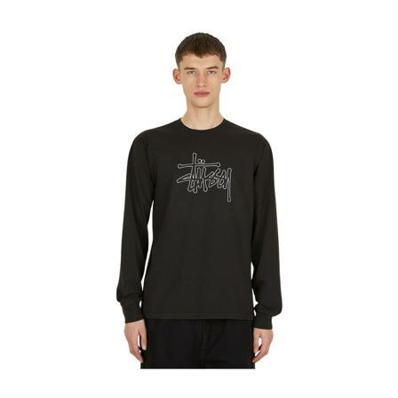 Stüssy Long Sleeve Tops , Zwart , Heren , Maat: L