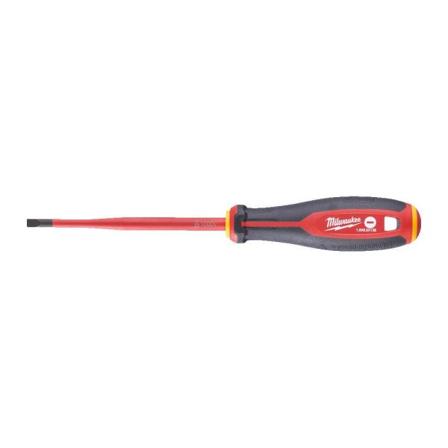 Milwaukee Tri-Lobe VDE Skruetrækker 3-sidet krængningsstabilisatorhåndtag SL 1,0 x 5,5 x 125 mm, Håndværktøj