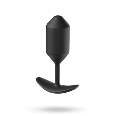 Vuxen: BLACK SILICONE BUTTPLUG #3
