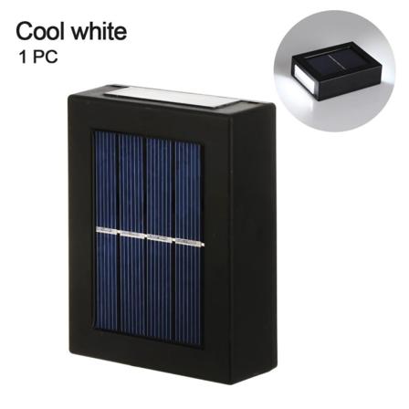 Solar Vegglamper Sollys Lampe Cool White 1 Stk 1 Stk