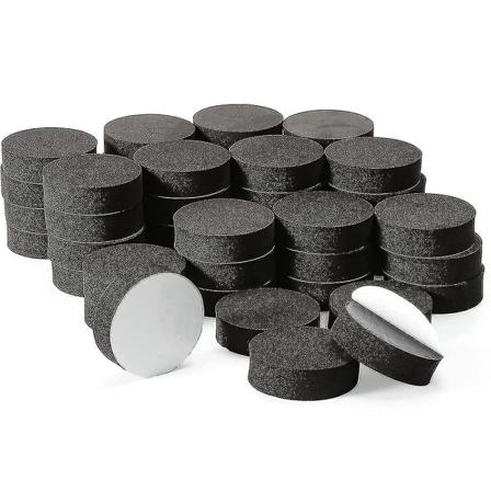 48 stk plantepot føtter stigerør naturlig gummi blomsterpotte matte usynlige potte føtter for tunge utendørs planter
