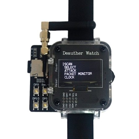 Watch Deauther Watch V4S / V4S-IR Hakkerointikello Watch vaivaton Script Management