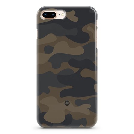 Bjornberry iPhone 8 Plus Premium Skal - Dark Camo